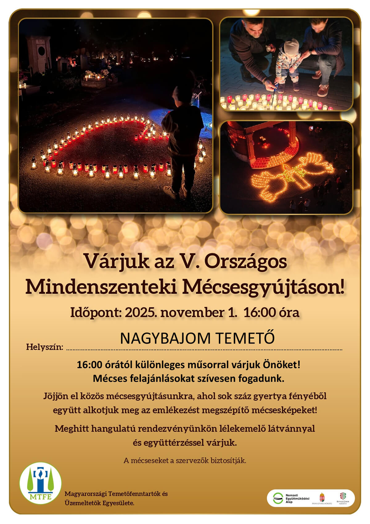 V. Országos Mindenszenteki Mécsesgyújtás