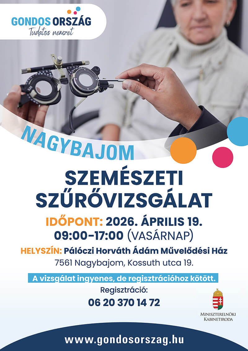 Gondos Ország és Tudatos Nemzet szemészeti vizsgálat